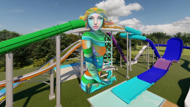 en primicia, imagen de referencia de la Experiencia "Madre de Agua" en el Parque Caiké. Sujeta a cambios