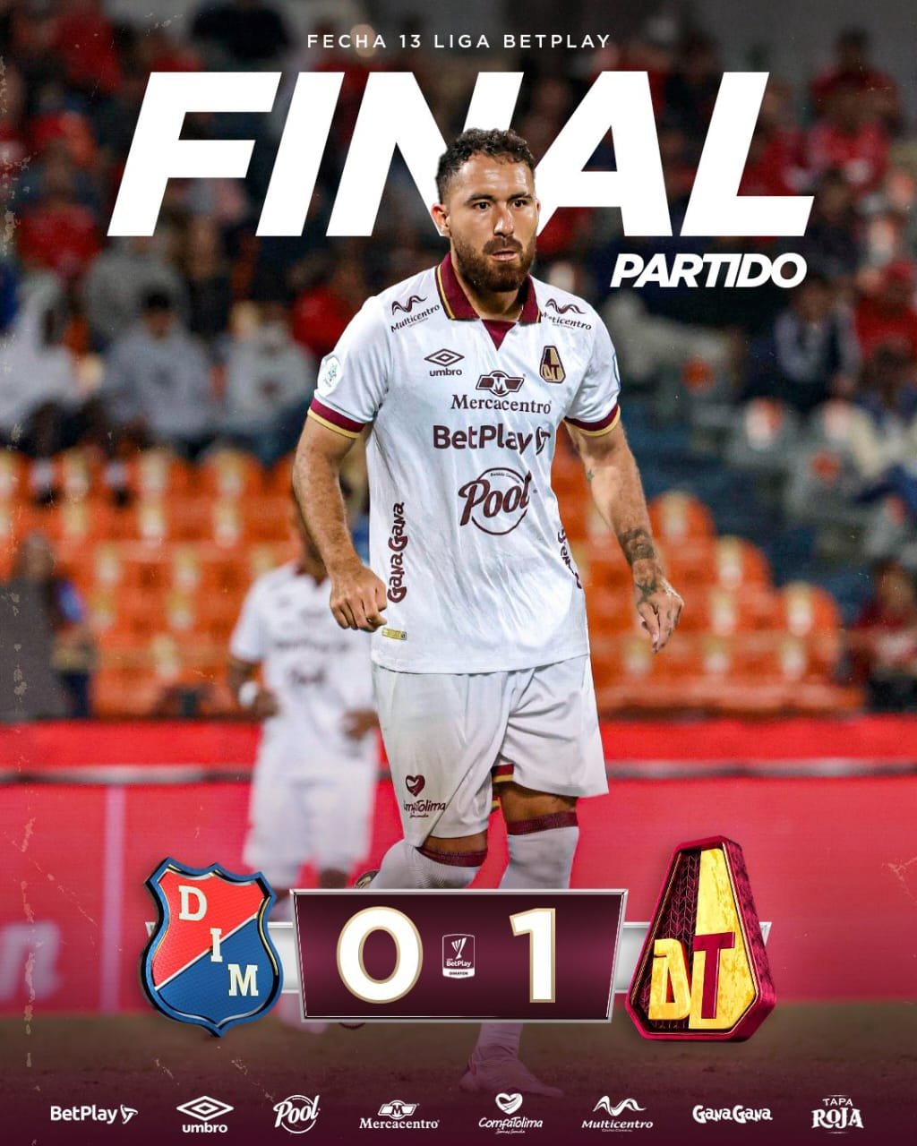 Deportes Tolima clasificó a los octavos de final tras vencer al ...