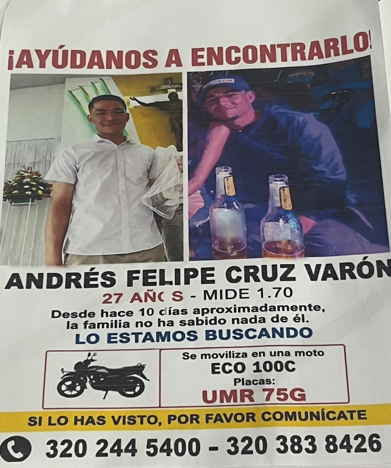¿Qué está pasando con los jóvenes desaparecidos en Ibagué? Tres familias buscan respuestas 14 IMG 20260925 WA0054