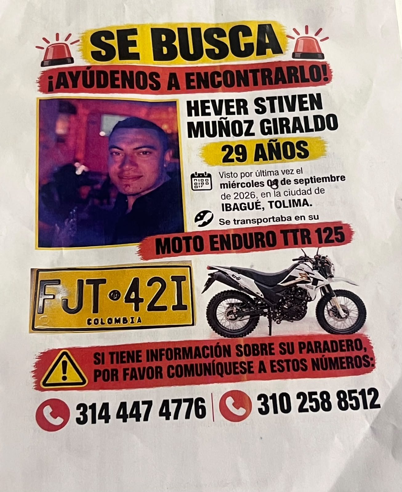 ¿Qué está pasando con los jóvenes desaparecidos en Ibagué? Tres familias buscan respuestas 15 IMG 20260925 WA0056